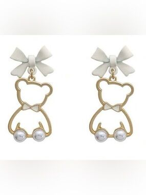Teddy Bear Earrings